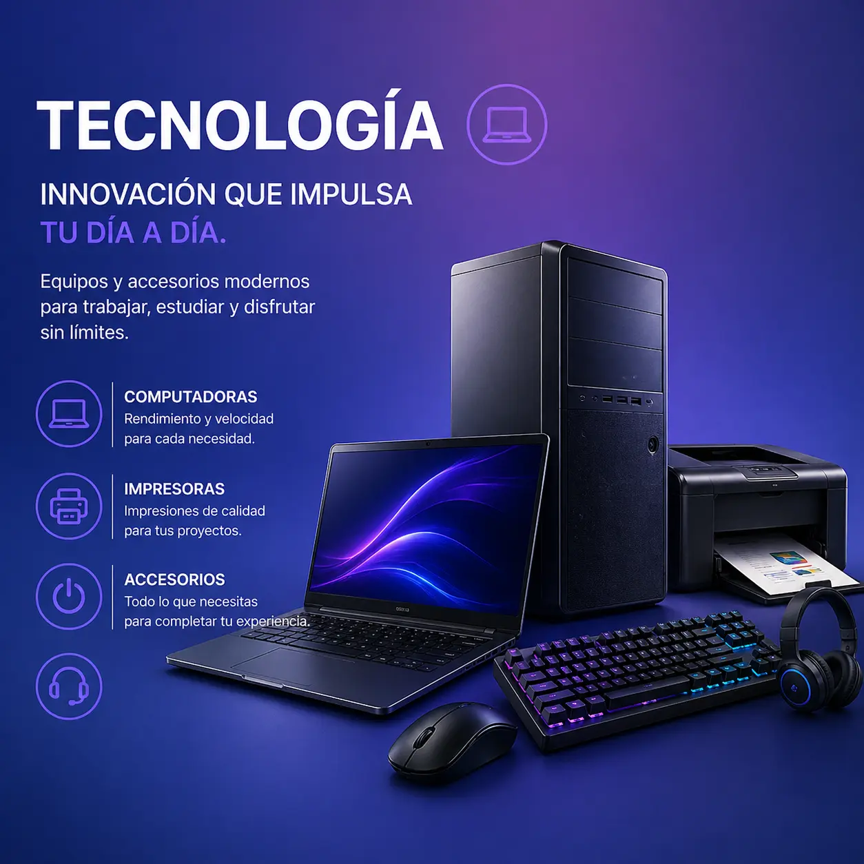 Productos de tecnología